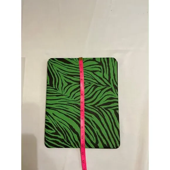 Burga Green Zebra Print Tablet 12.9 Inch/iPad Case – Stylish Protective Cover - Picture 4 of 9